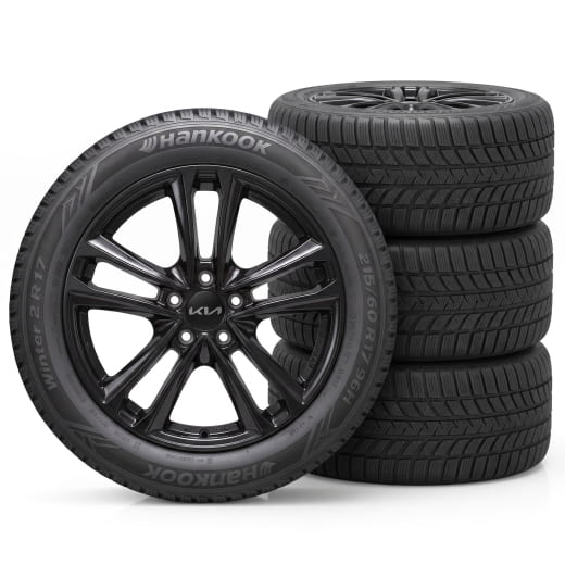 Roues hiver 17 pouces Kia EV3 Hankook Tarvos à 5 doubles branches noir | WTEV3721560HCTB-B