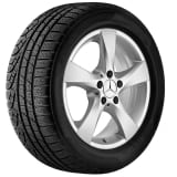 Roues hiver 17 pouces V-Klasse Mopf2 W447 argent kit de roues complètes Original Mercedes-Benz