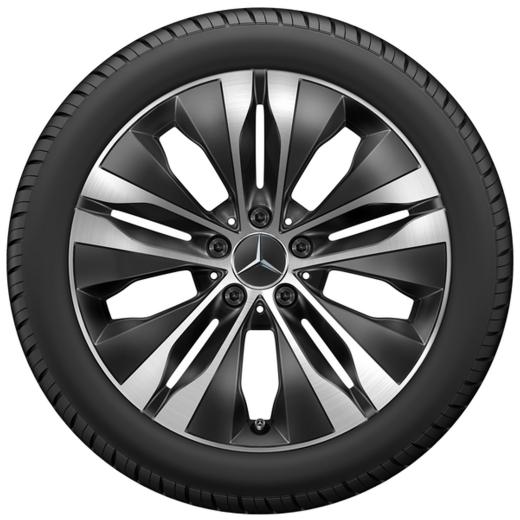 Roues hiver 18 pouces Classe C 206 hybride jeu de roues complètes original Mercedes-Benz | A20640173007X23/14007X23-S206-Pirelli