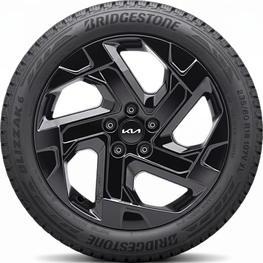 Roues hiver 18 pouces Kia EV5 OV1 Jinan noir | WTEV5823560BRXB-EV5