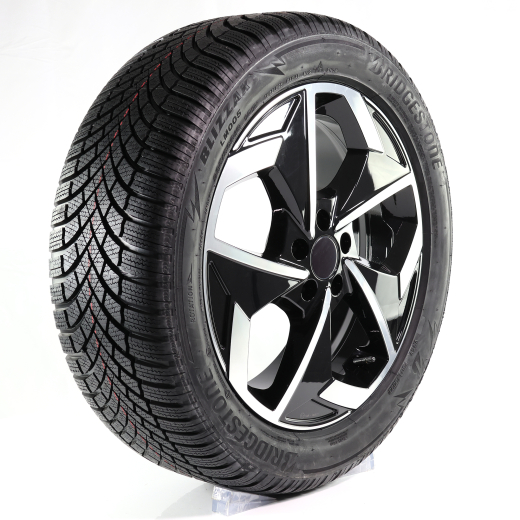 Roues hiver 18 pouces noir argent Smart ONE #1 HX11 jeu de roues complètes Bridgestone | L95405455B-Set