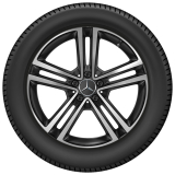 Roues hiver 19 pouces GLC SUV X253 noir, jeu complet de roues d’origine Mercedes-Benz