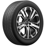 Roues hiver 19 pouces GLC X254 noires à 5 triples branches original Mercedes-Benz