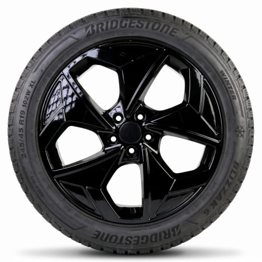 Roues hiver 19 pouces noir smart THREE #3 HC11 lot complet Bridgestone | L95406365S-B