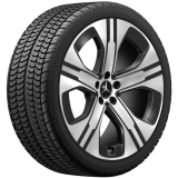 Roues hiver 21 pouces EQE SUV X294 noir, jeu complet de roues d'origine Mercedes-Benz