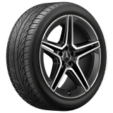Jantes hiver AMG 21 pouces GLS X167 noir, jeu complet de roues d’origine Mercedes-Benz