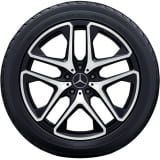 Roues hiver G63 AMG 21 pouces Classe G W465 noir, jeu de roues complètes original Mercedes-AMG