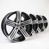 Jeu de jantes 19 pouces Cadiz 5 branches VW Golf 7 VII R Volkswagen d'origine