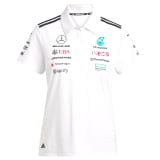 Polo femme adidas Mercedes-AMG PETRONAS F1 Team blanc