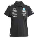 Polo femme adidas Mercedes-AMG PETRONAS F1 Team noir