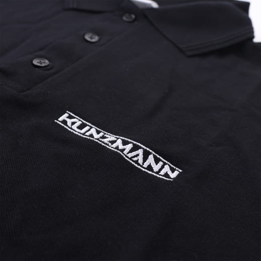 Camiseta polo negra Kunzmann | KNZPoloshirt