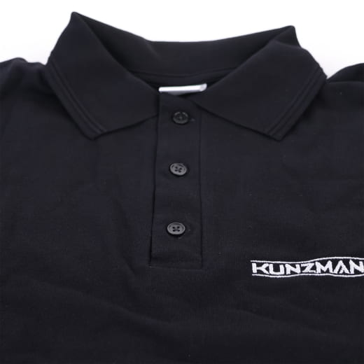 Camiseta polo negra Kunzmann | KNZPoloshirt
