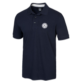 polo shirt men navy blue genuine Mercedes-Benz Collection
