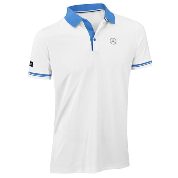 Poloshirt EQC Heren wit Originele Mercedes-Benz | B6695887-K
