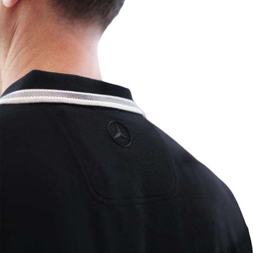 Poloshirt Herren schwarz 140 Jahre Original Mercedes-Benz by BOSS XS-.XXL | B67960341-46