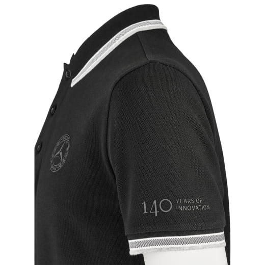 Poloshirt Herren schwarz 140 Jahre Original Mercedes-Benz by BOSS XS-.XXL | B67960341-46