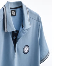 Poloshirt Herren vintageblau Modern Fit Original Mercedes-Benz | B66041781-785