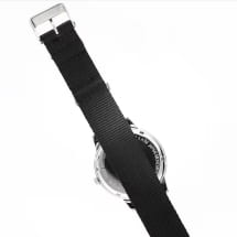 Polshorloge heren zwart-blauw roestvrijstaal Original Mer |  | B66959868