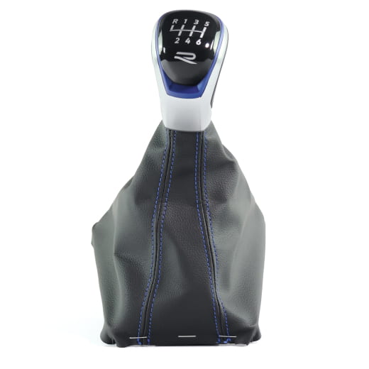 Leva pomello cambio R VW Golf 8 nero blu 6 marce Originale Volkswagen | 5H1711113J OYN