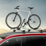 Portabici da tetto Pro alluminio acciaio plastica argento nero originale Kia