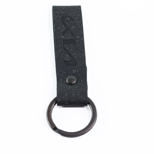 Portachiavi Kia scritta nero pelle originale Kia | 66951ADE2601