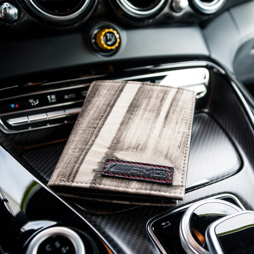 AMG BurnOut Cash Men Wallet portafoglio Destroy vs. Beauty beige | BurnOut-Cash-beige
