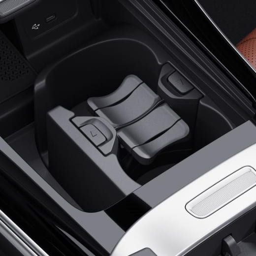 Portavasos para consola central negro Original Mercedes-Benz | A2068104000-236