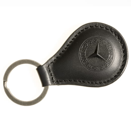 Porte-clés goutte à carreaux noir cuir Original Mercedes-Benz | B66058306