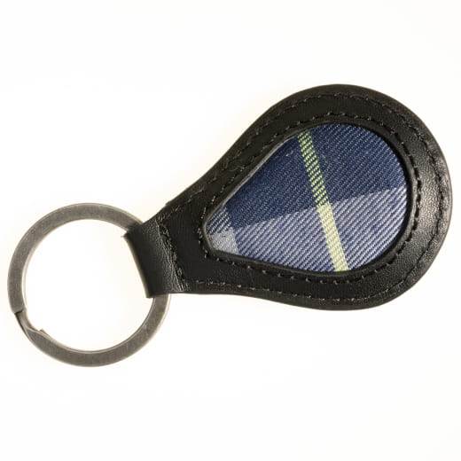 Porte-clés goutte à carreaux noir cuir Original Mercedes-Benz | B66058306