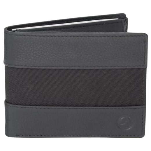 Portefeuille homme noir cuir polyamide original Mercedes-Benz | B66041761