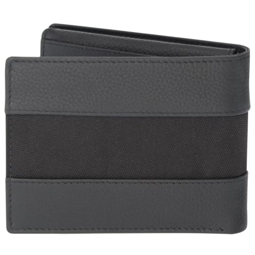 Portefeuille homme noir cuir polyamide original Mercedes-Benz | B66041761