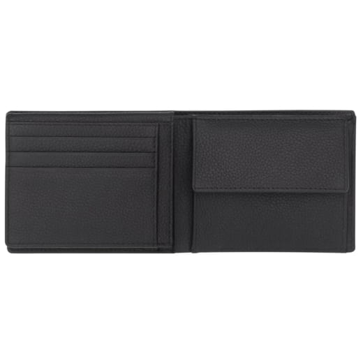 Portefeuille homme noir cuir polyamide original Mercedes-Benz | B66041761