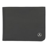 Portefeuille noir en cuir de vachette Original Mercedes-Benz Collection