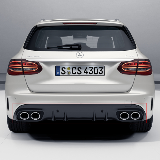 Diffuseur C 43 AMG Facelift Mercedes-Benz Classe C W205/S205 | C43-W-S-205-Diffusor