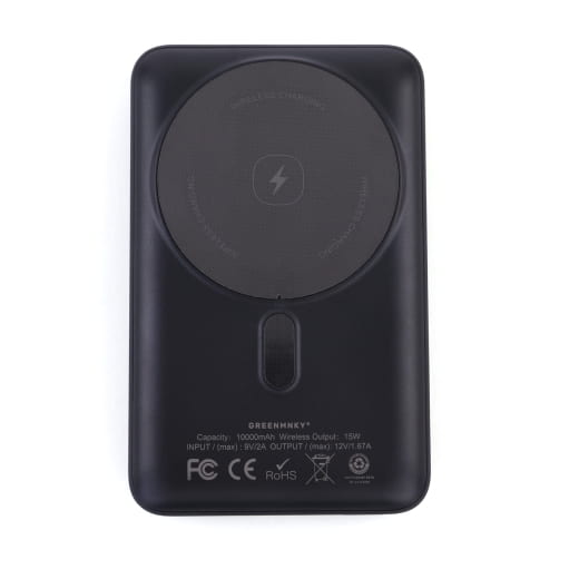 Powerbank AMG GT C192 illuminata con ricarica wireless magnetica 10000 mAh  | GM-Powerbank-R232