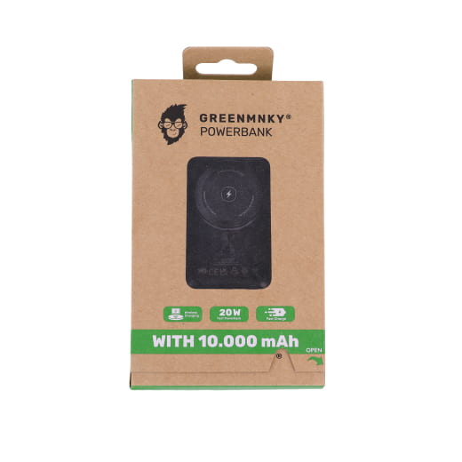 Powerbank 300 SL iluminada con carga inalámbrica magnética de 10000 mAh  | GM-Powerbank-300-SL