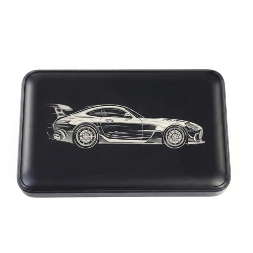 Powerbank AMG GT Black Series iluminada con carga inalámbrica magnética de 10000 mAh  | GM-Powerbank-AMG-BS