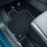 Tapis en velours premium, lot de tapis de sol 4 pièces VW Touran 2 II Original Volkswagen