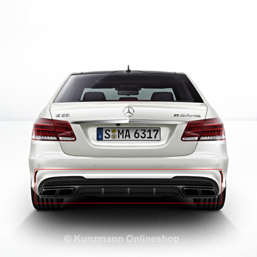 Difusor Night paquete E63 AMG y colas de escape | Original Mercedes-Benz | E-63-212-Diffusor-Night