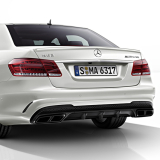 Paquete de actualización Mercedes-Benz Clase E W212 E 63 AMG Night paquete difusor trasero y colas o