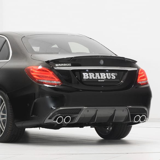 Sistema de escape deportivo Brabus | Silenciador trasero Brabus | Mercedes-Benz Clase C 205 | Brabus-Sportauspuff-205