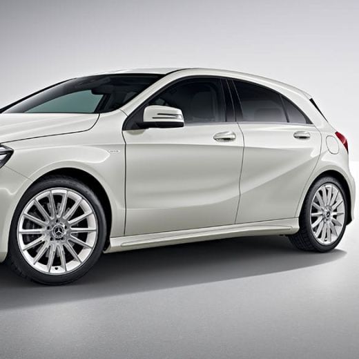 Lot de jantes AMG multibranches 19 pouces blanc Classe A W176 Mercedes-Benz d’origine | A17640105029Y55-A