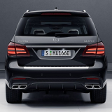 Diffuseur arrière 63 AMG GLS SUV X166 Facelift Original Mercedes-Benz