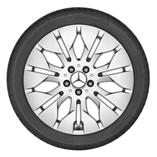 Set de jantes 18 pouces 7 doubles branches GLE W166 Original Mercedes-Benz | A16640115029765-Satz