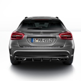 Diffuseur arrière GLA 45 AMG GLA X156 pack Night original Mercedes-Benz