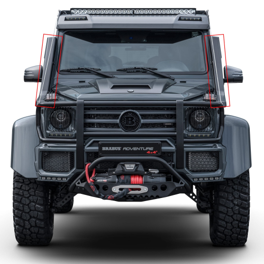 Snorkel d’admission d’air Brabus | Carbone | G-Class W463 | Original Mercedes-Benz | Brabus-Carbon-LA-W463