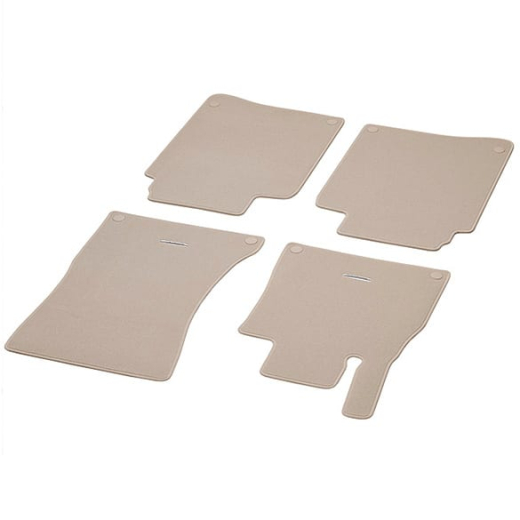 Tapis voiture velours seidenbeige 4 pièces | Classe S Maybach X222 | Original Mercedes-Benz | A2226807102 8S84