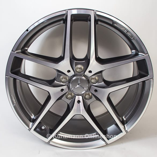 Set cerchi AMG 19 pollici a 5 doppie razze GLC X253 Originale Mercedes-Benz | A2534011800/7X21-Satz