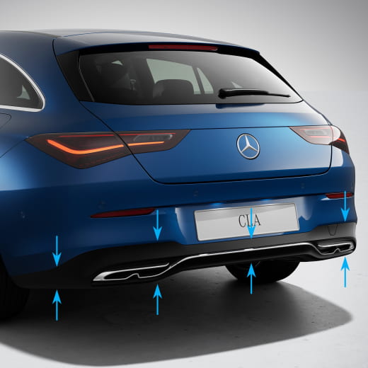 Progressieve diffuser CLA X118 Shooting Brake facelift Orig. | X118-Progressive-Dif-FL-K