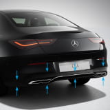 Progressive diffusor CLA C118 Coupe facelift Genuine Mercedes-Benz